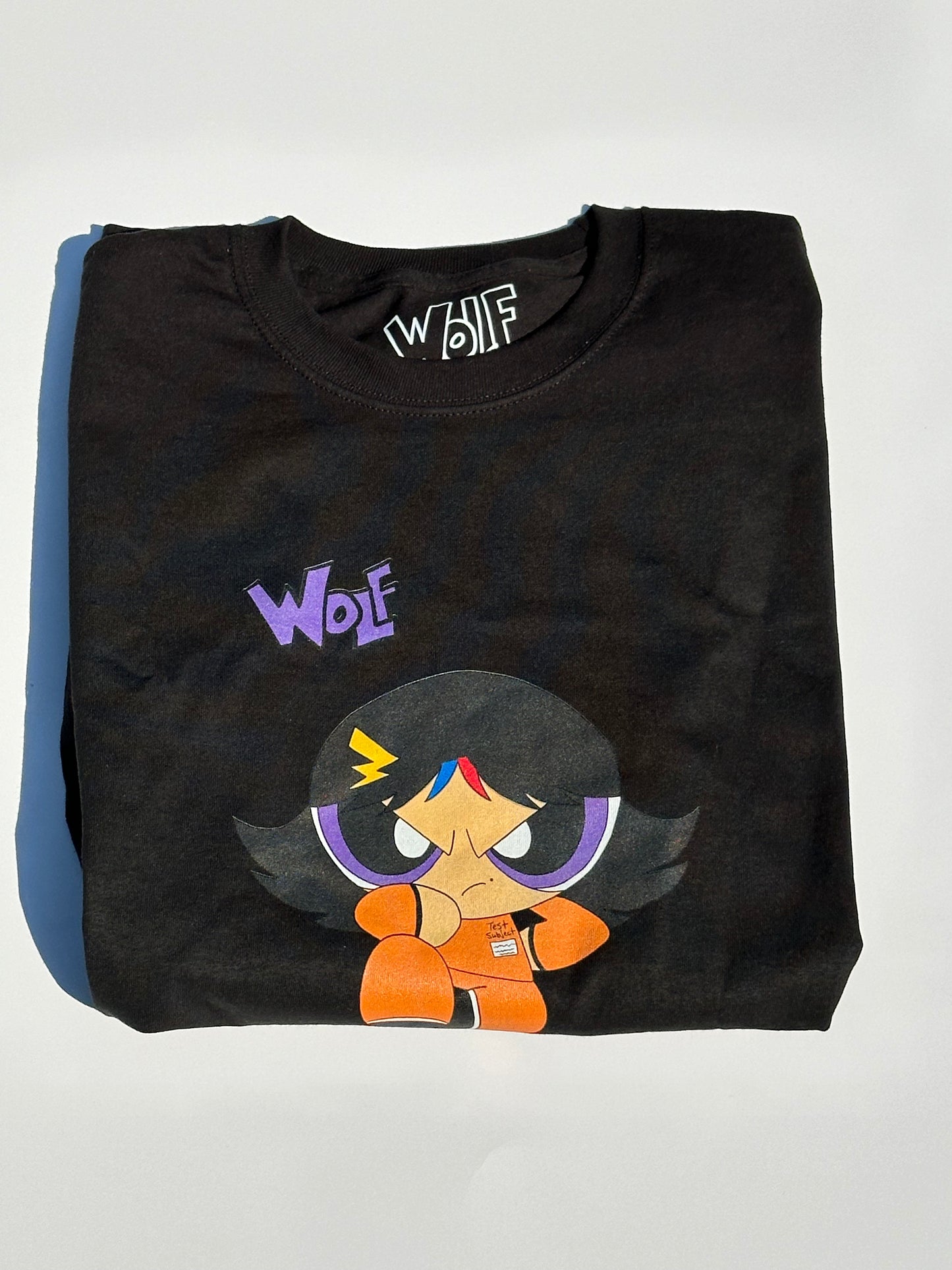 WolfPuff Black T-Shirt