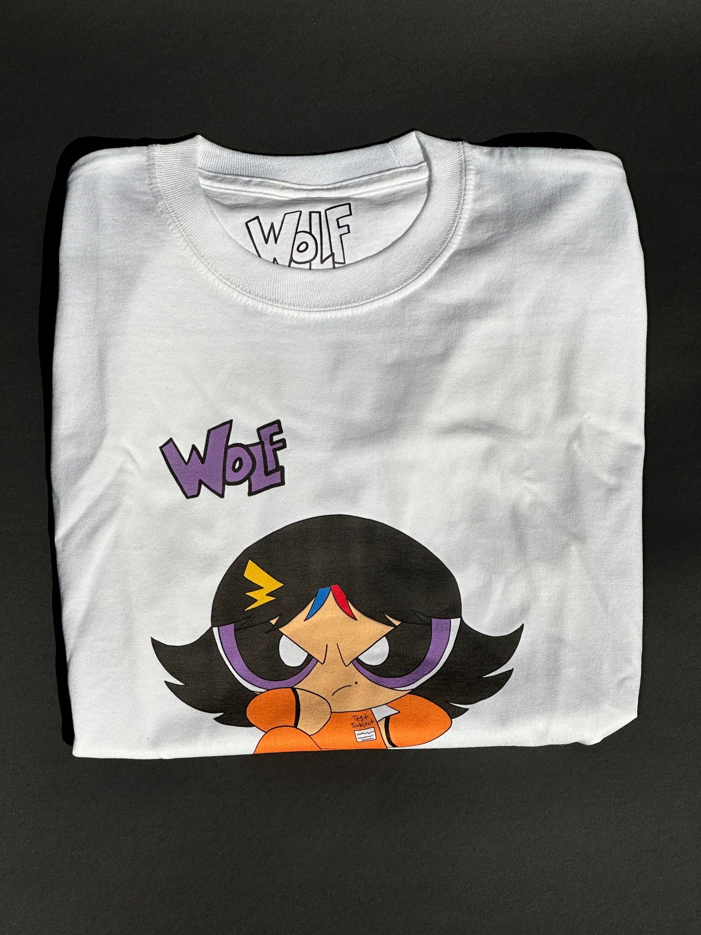 WolfPuff White T-Shirt