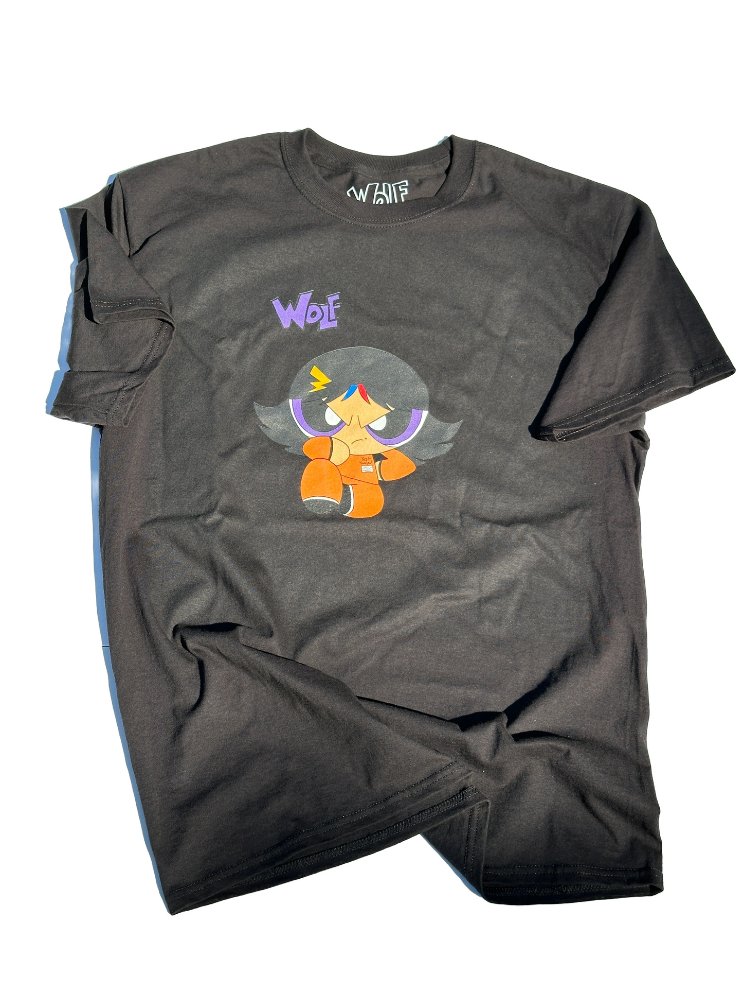 WolfPuff Black T-Shirt